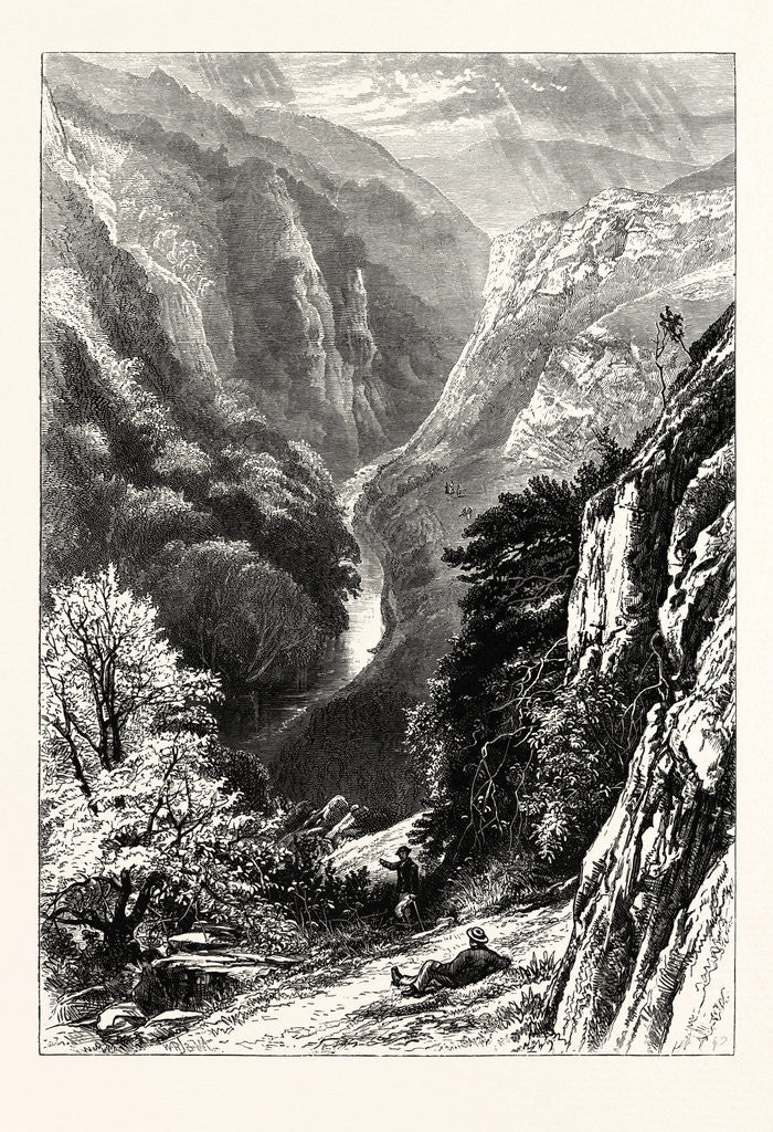 Detail of In Dove Dale, Peak District, England by Anonymous