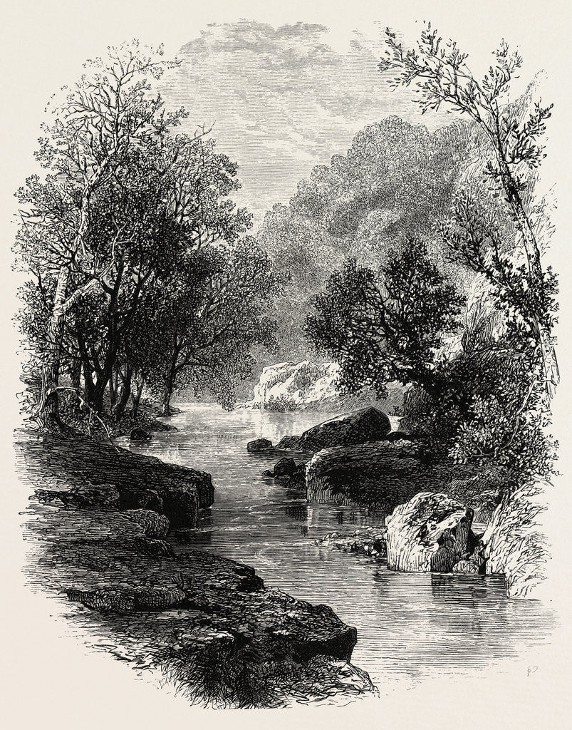 Detail of The Valley of the Wharfe by Anonymous