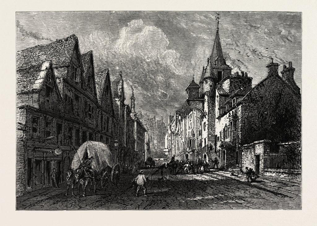 Detail of Edinburgh: The Canongate Tolbooth, Scotland by Anonymous