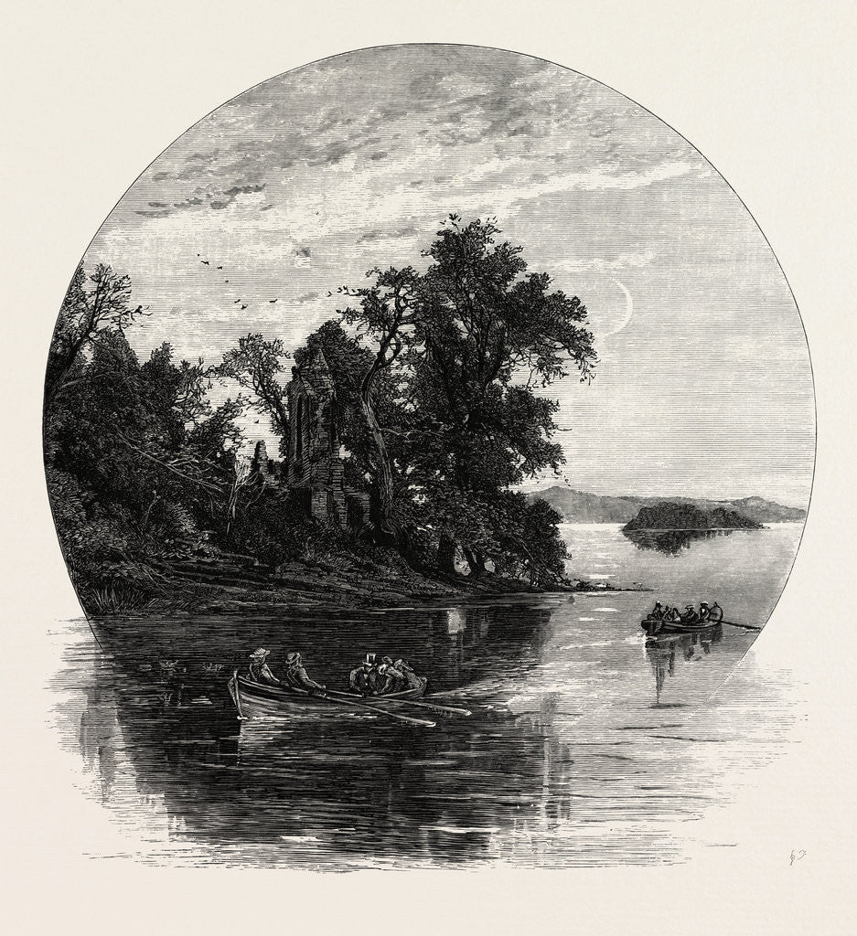 Detail of Innisfallen, Killarney, Ireland by Anonymous