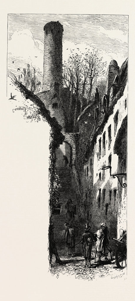 Detail of St. Canice's Steps, Kilkenny, Ireland by Anonymous