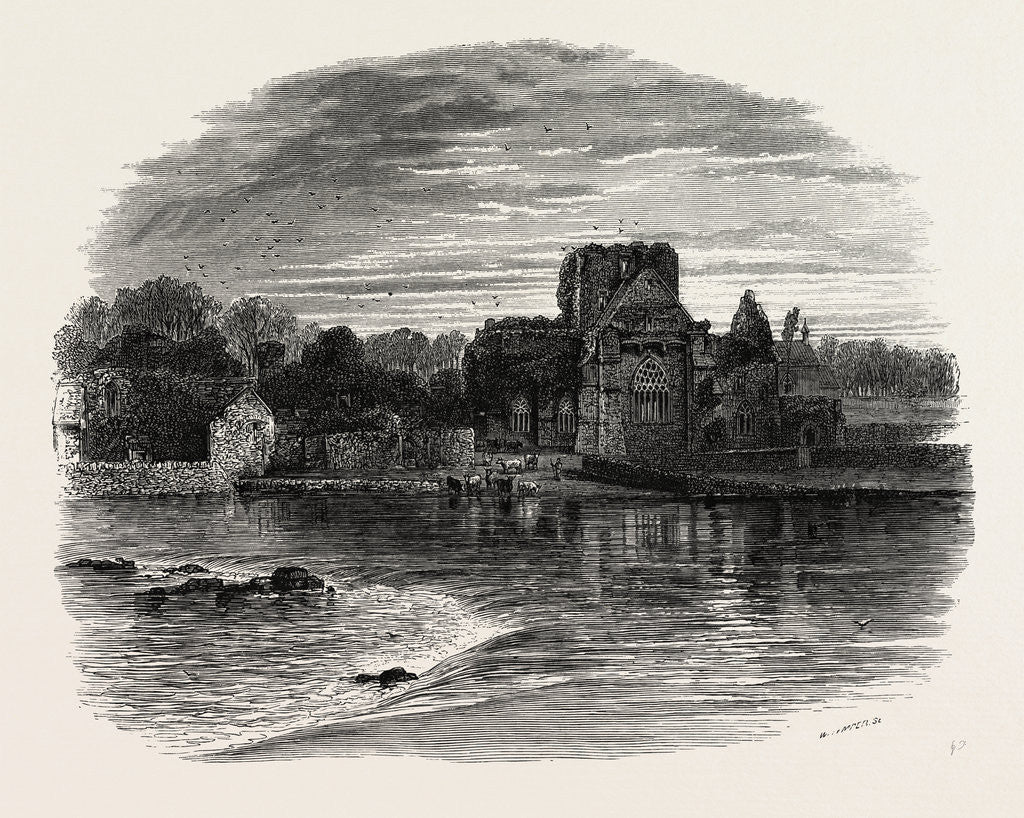 Detail of Holy Cross Abbey, Ireland by Anonymous