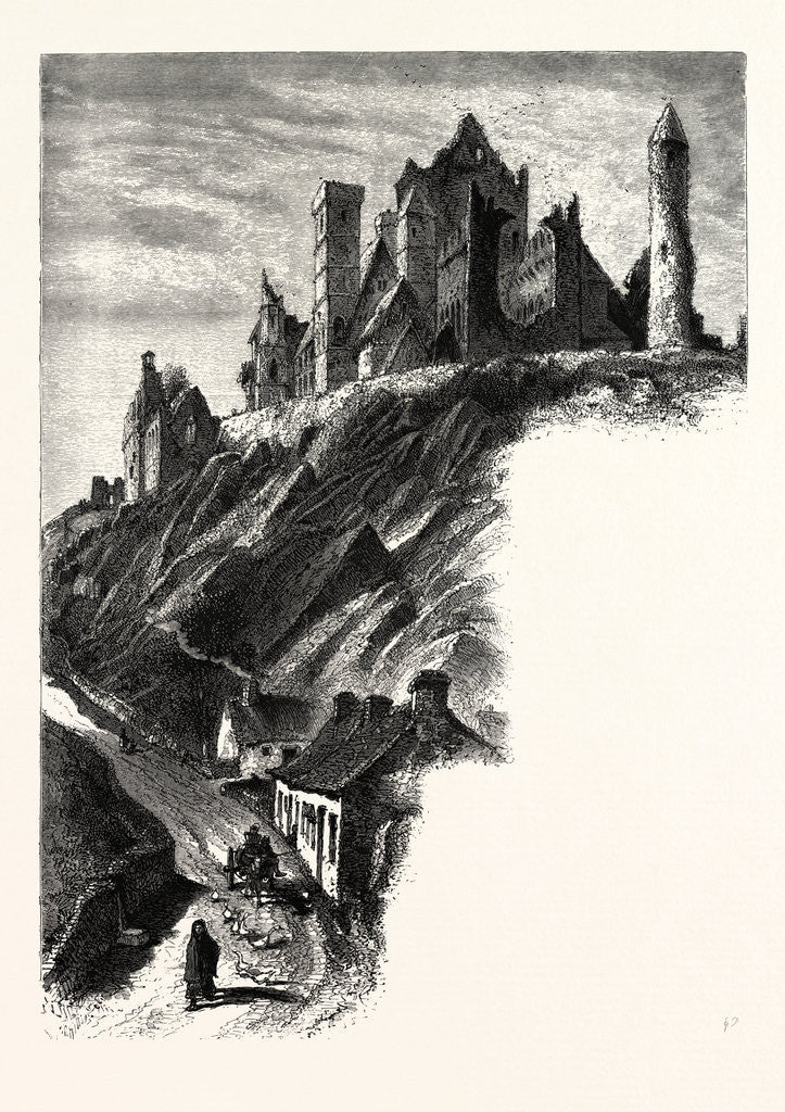 Detail of The Rock of Cashel, Ireland by Anonymous