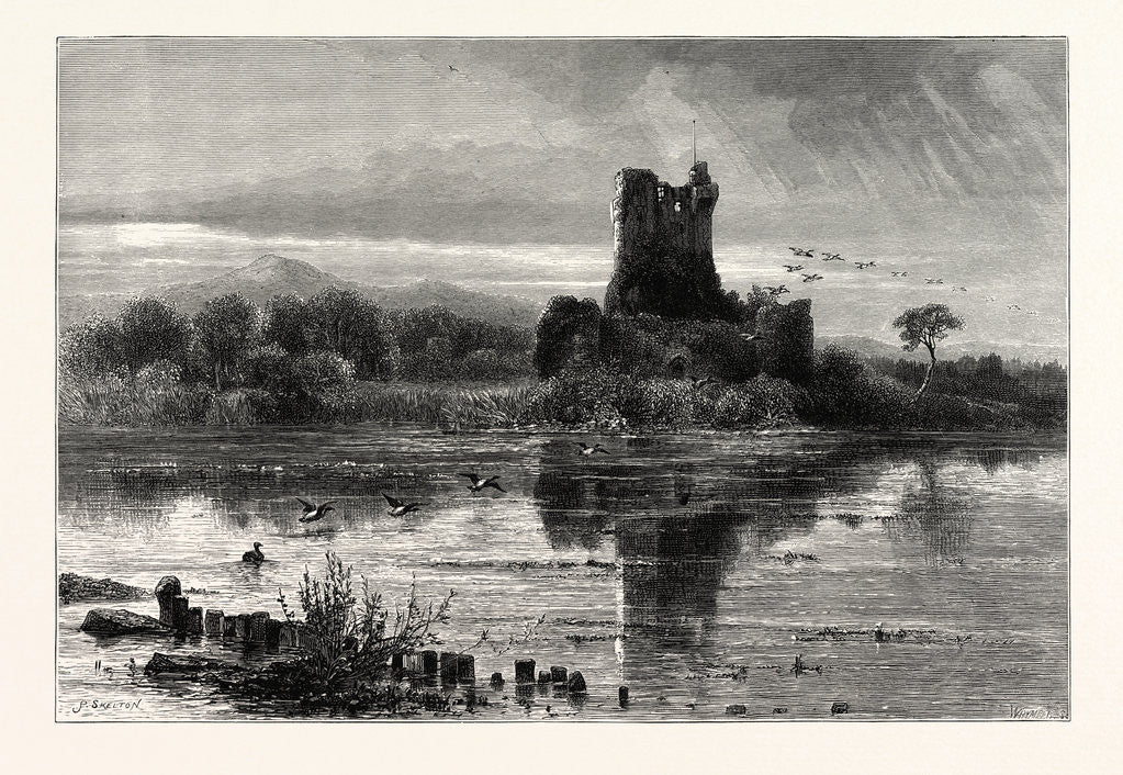 Detail of Ross Castle, Killarney, Ireland by Anonymous