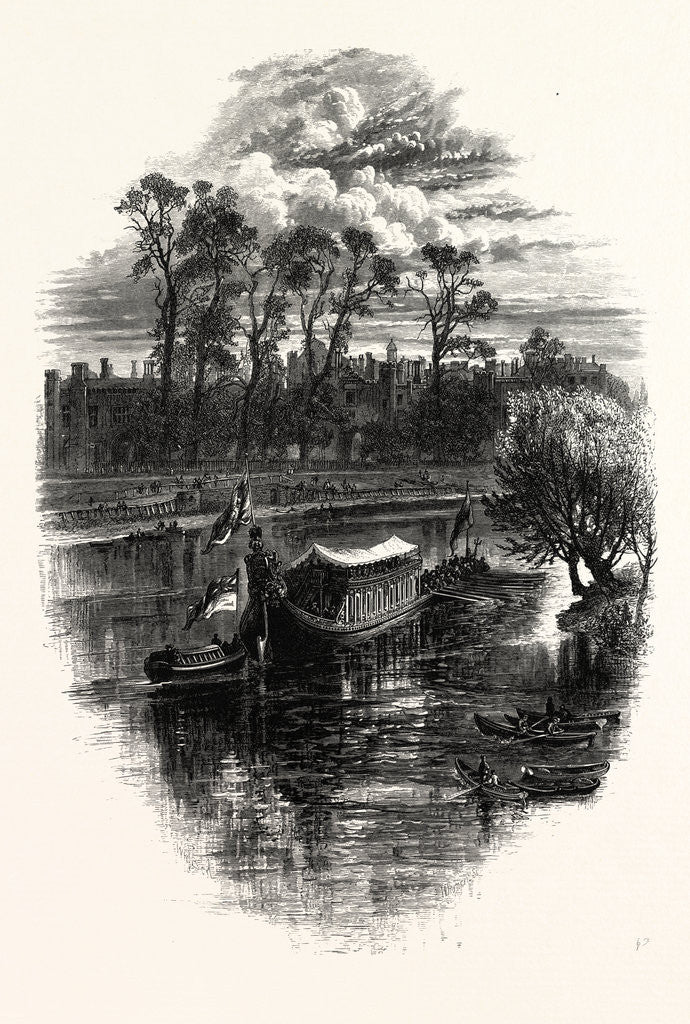 Detail of A Gala Day at Hampton Court by Anonymous