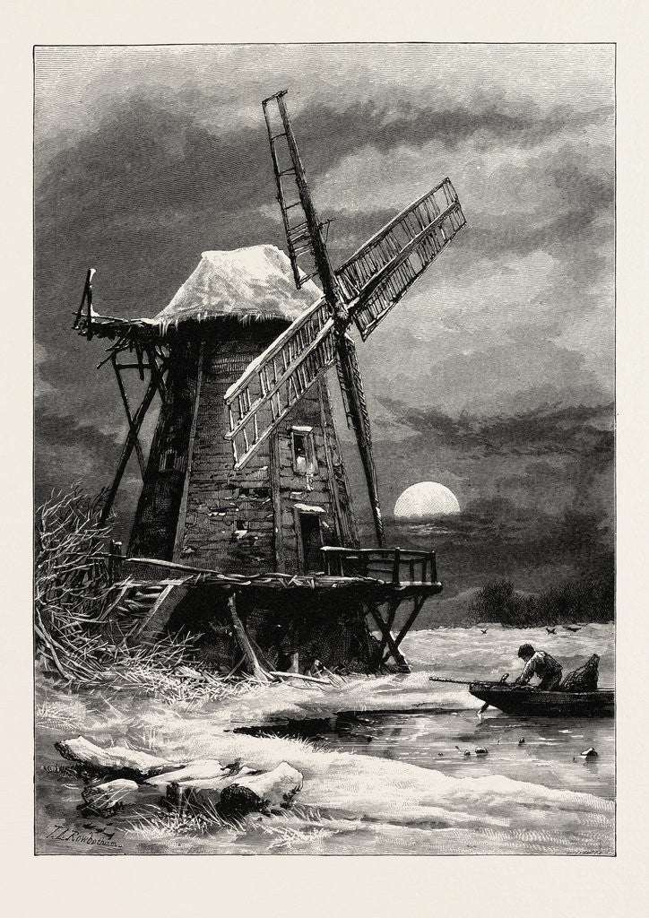 Detail of The Old Hampton Windmill by Anonymous