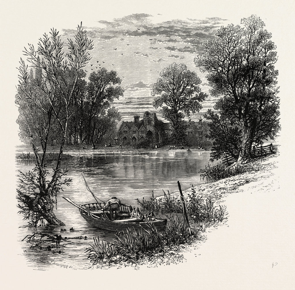 Detail of Medmenham Abbey by Anonymous