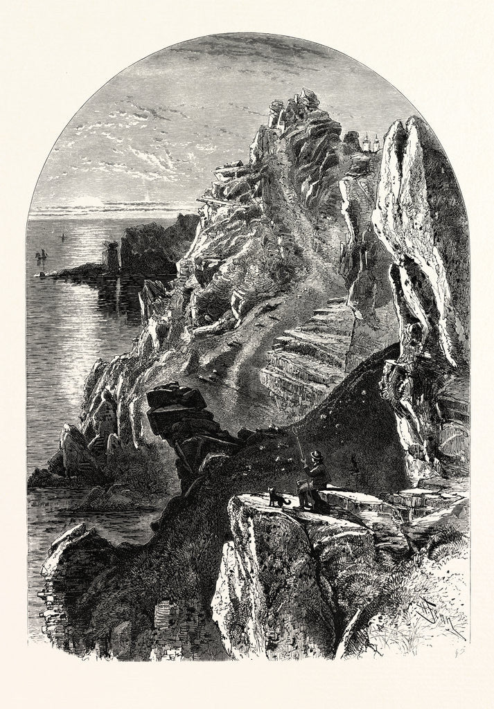 Detail of Penolver Point, Cornwall by Anonymous