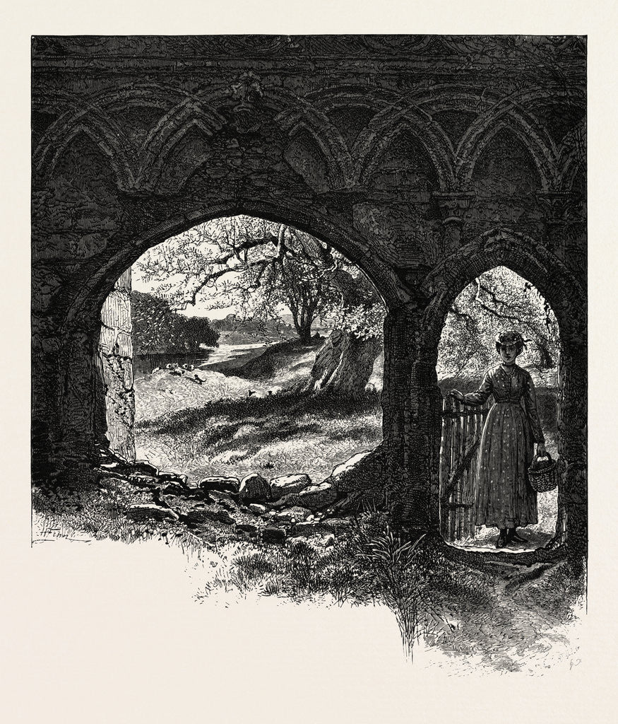 Detail of Gateway, Bolton Abbey by Anonymous