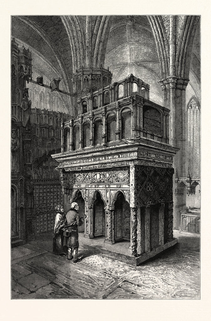 Detail of Edward the Confessor's Shrine, Westminster Abbey, London by Anonymous