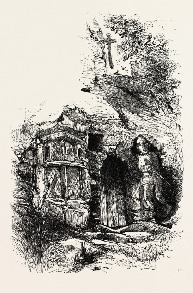 Detail of St. Robert's Chapel, Knaresborough by Anonymous