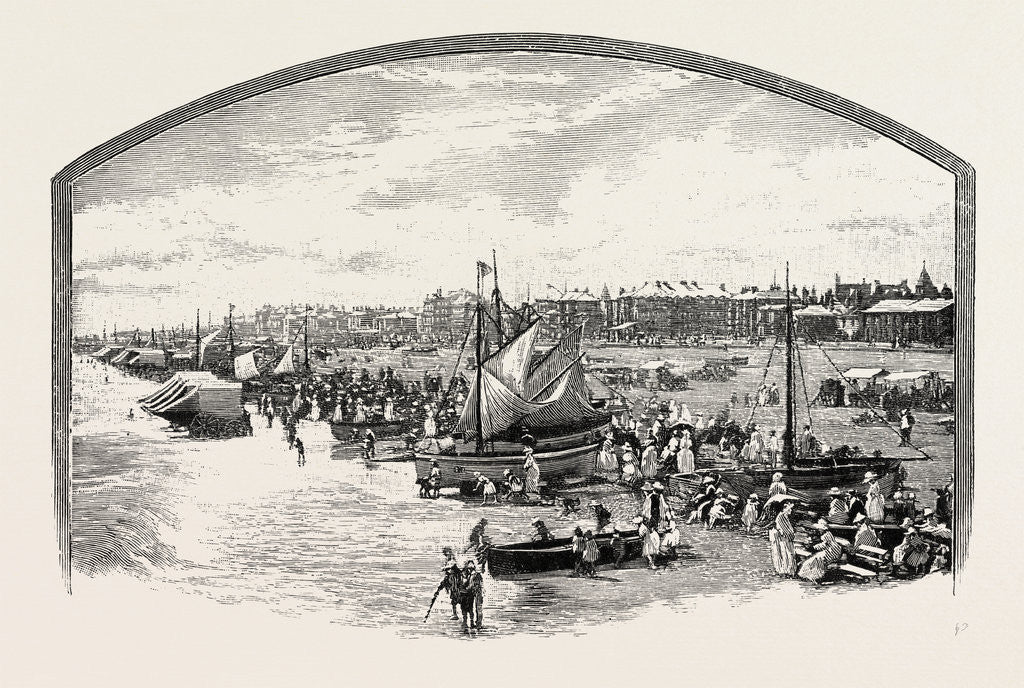 Detail of The Beach, Yarmouth by Anonymous