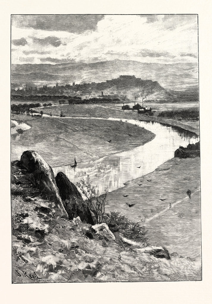 Detail of Stirling, from Abbey Craig by Anonymous