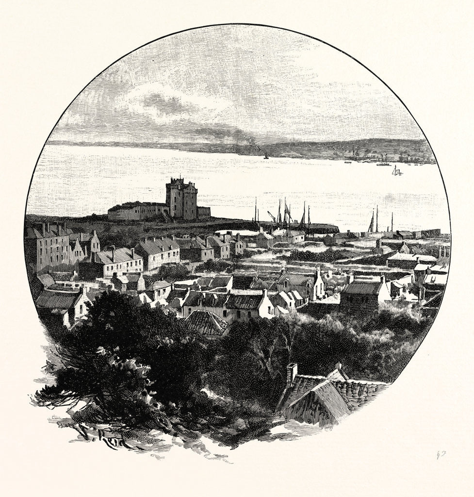 Detail of Dundee, from Broughty Ferry by Anonymous