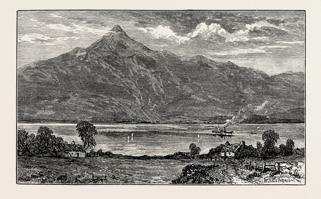 Detail of Ben and Loch Lomond by Anonymous