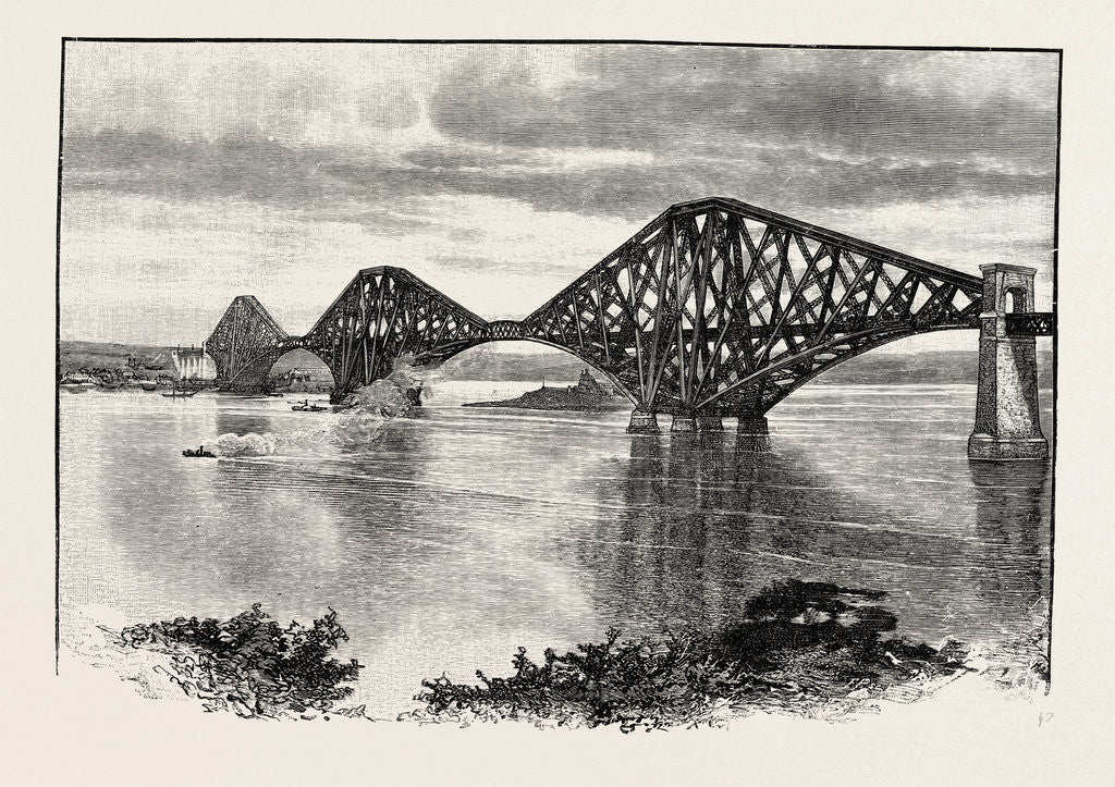 Detail of Forth Bridge, from the South-West by Anonymous