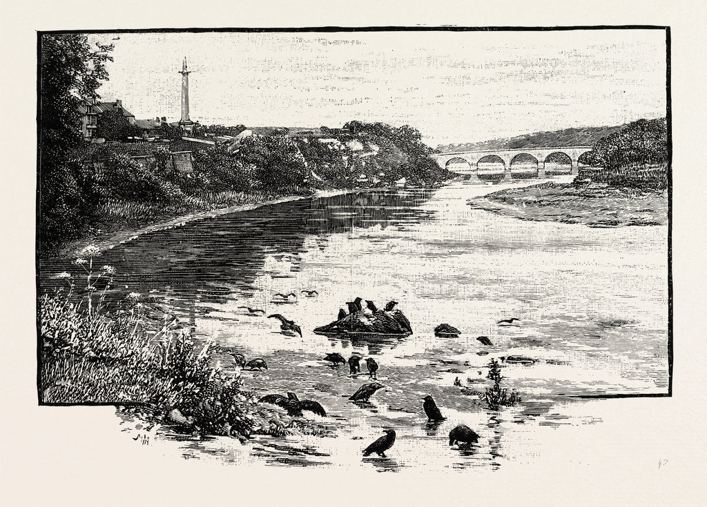 Detail of Coldstream Bridge, from Up-Stream by Anonymous