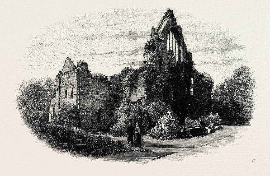 Detail of Dryburgh Abbey, from the East by Anonymous