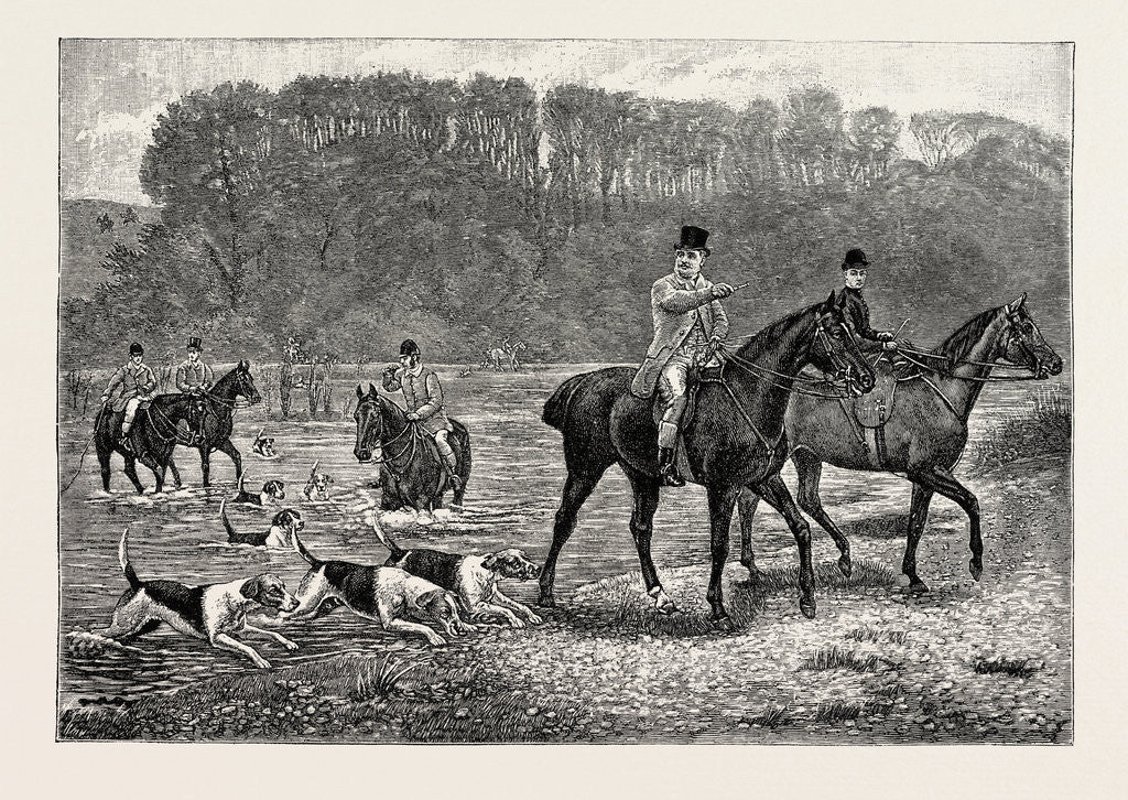 Detail of Hunting on Coquetside by Anonymous