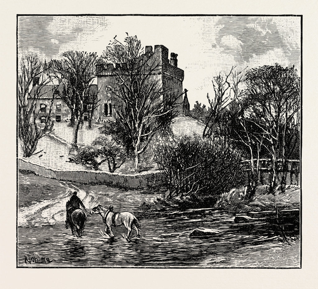 Detail of Keilder Castle by Anonymous