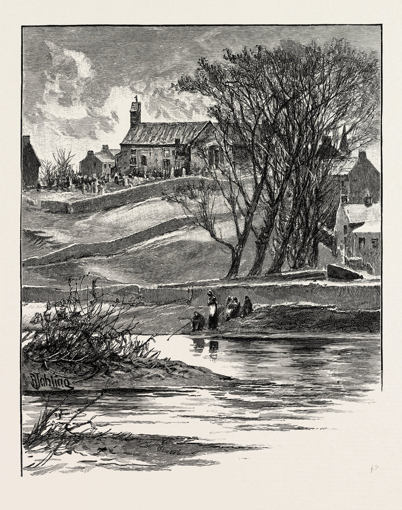 Detail of Bellingham Church by Anonymous