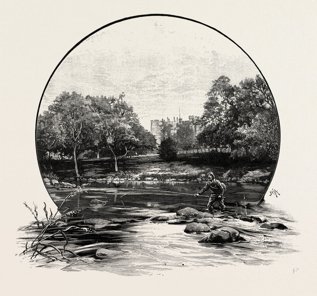 Detail of Haughton Castle by Anonymous