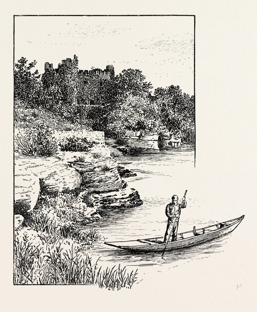 Detail of Bywell Castle by Anonymous