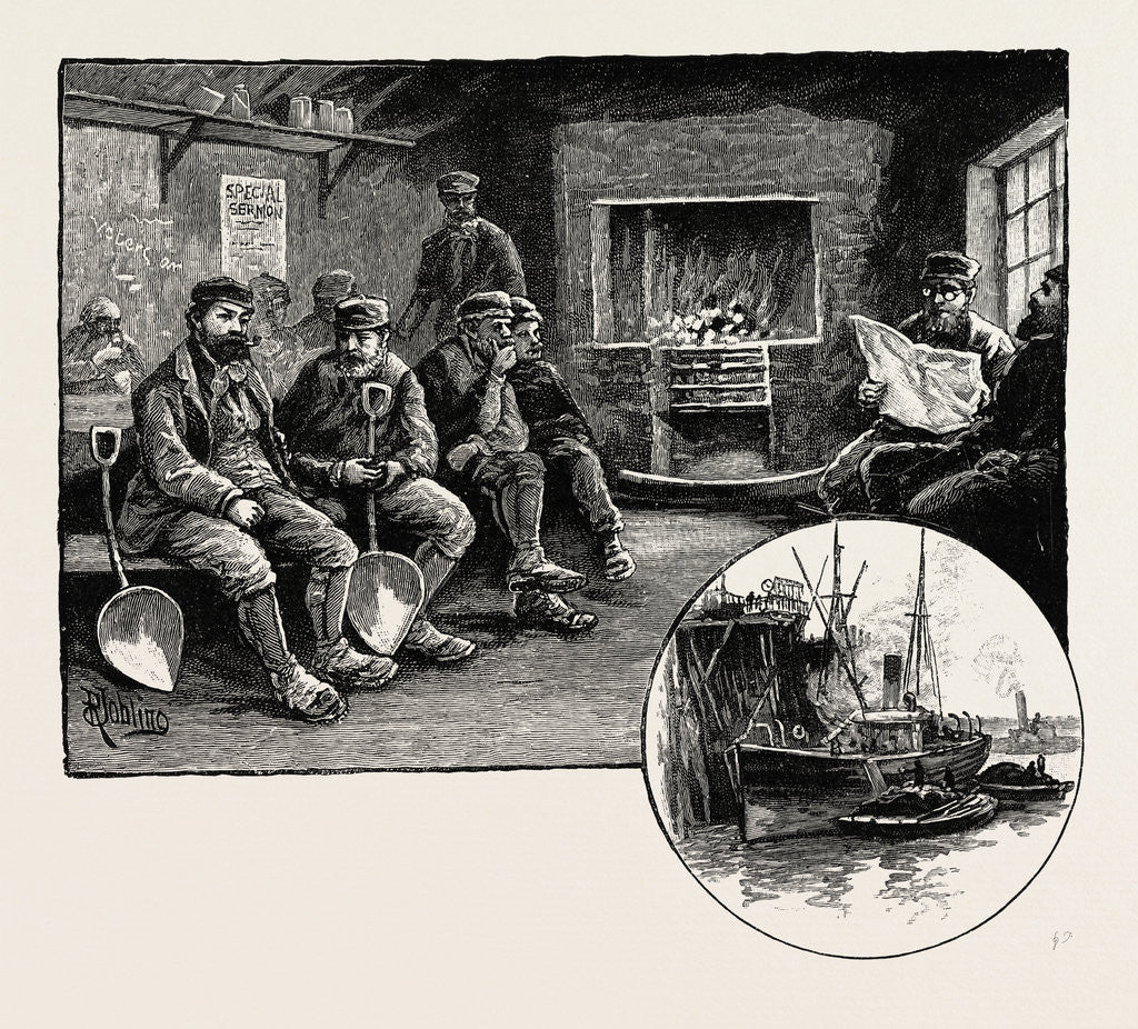 Detail of Gateshead: Coal Trimmers by Anonymous