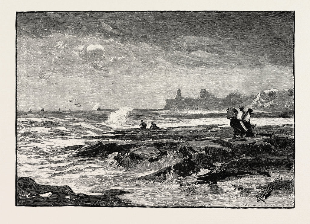 Detail of Tynemouth, from Cullercoats by Anonymous