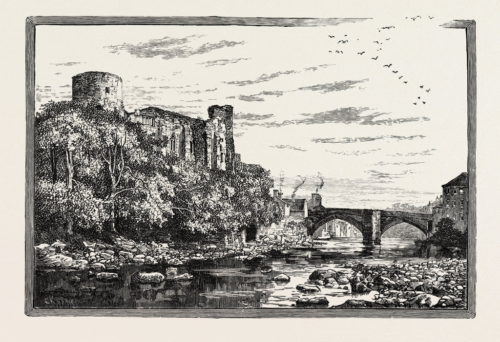 Detail of Barnard Castle by Anonymous