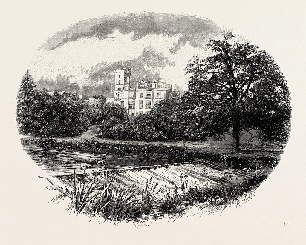 Detail of Ilam Hall by Anonymous