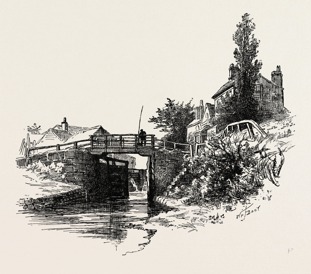 Detail of Trent Locks by Anonymous