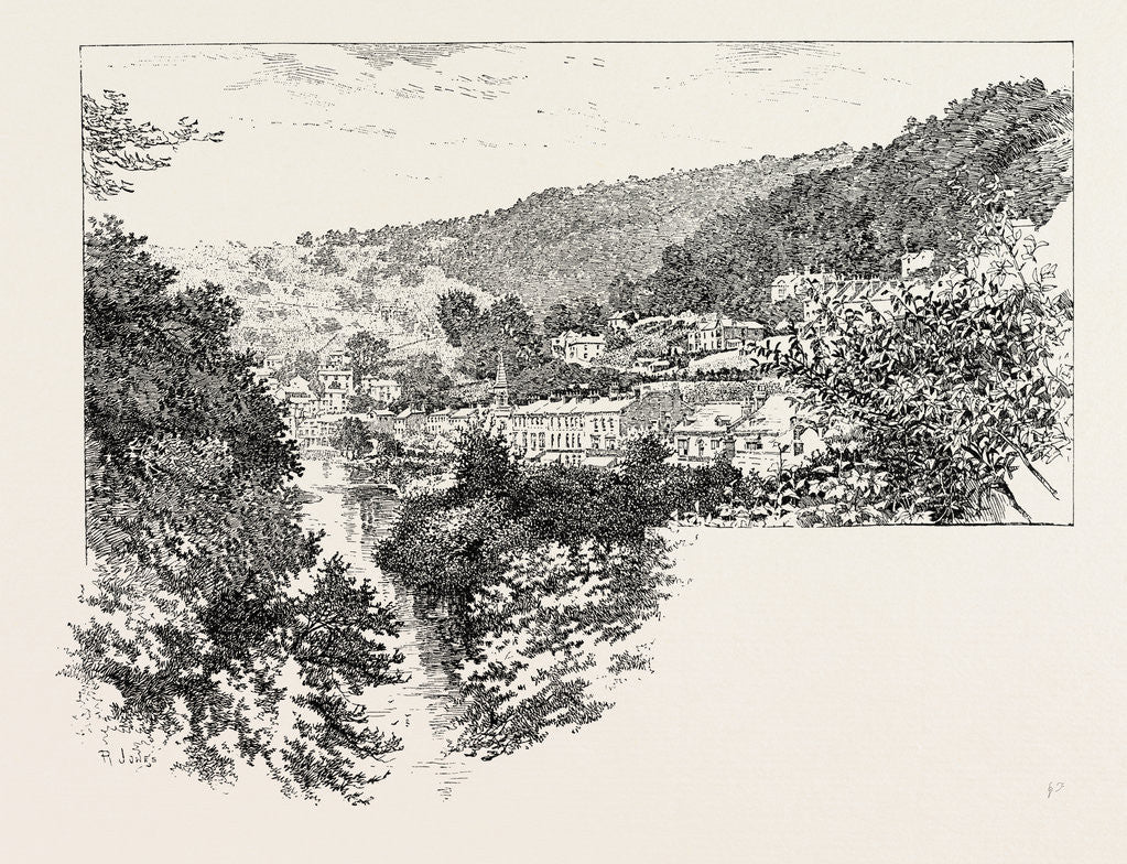 Detail of Derwent Terrace, Matlock by Anonymous