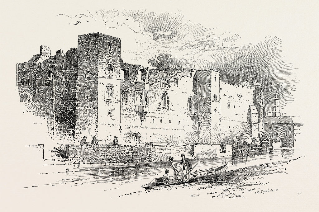 Detail of Newark Castle by Anonymous