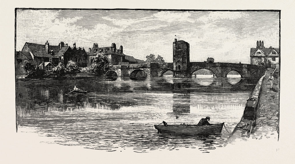 Detail of Old Bridge, St. Ives by Anonymous