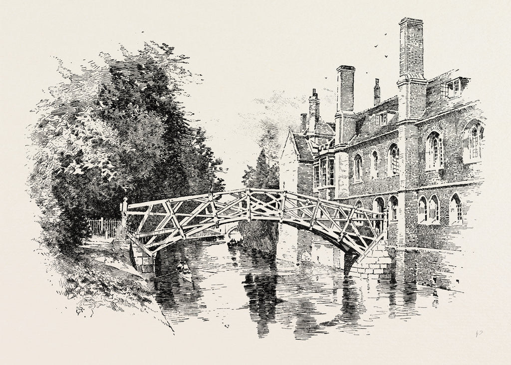 Detail of Queen's Bridge, Cambridge by Anonymous