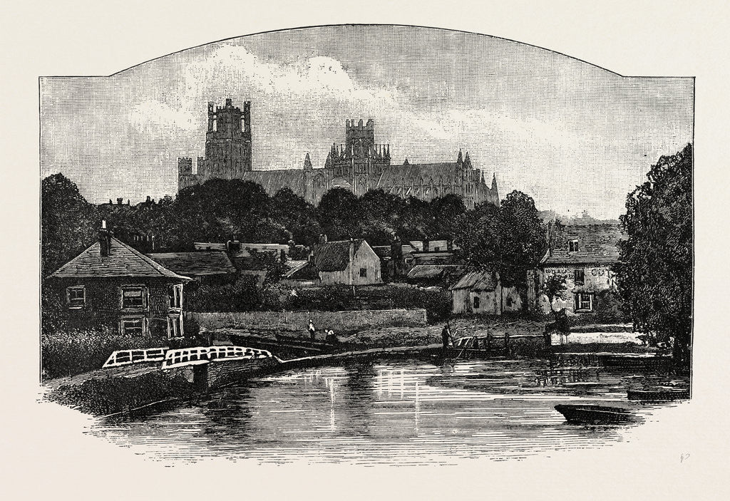 Detail of Ely Cathedral by Anonymous