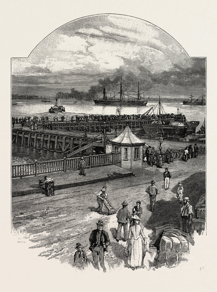 Detail of Harwich: The Quay by Anonymous