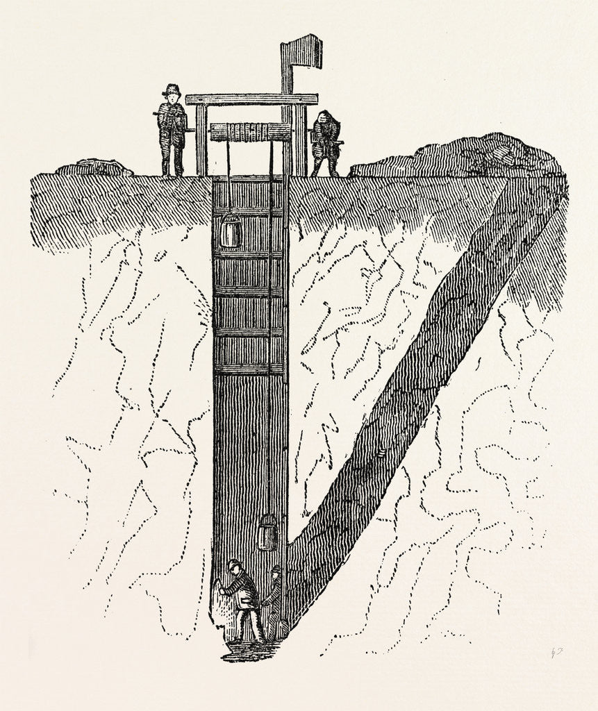 Detail of The First Shaft. by Anonymous