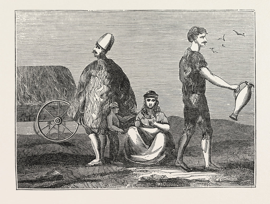 Detail of Inhabitants of the Steppes of Asiatic Tartary by Anonymous