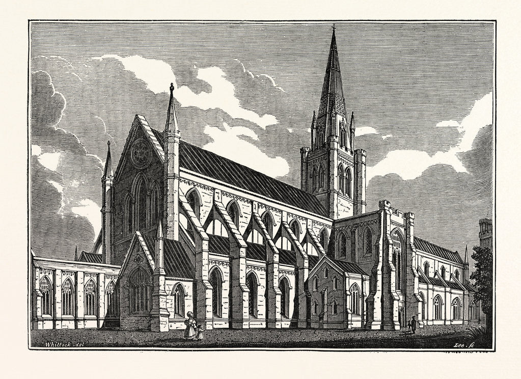 Detail of Chichester Cathedral by Anonymous