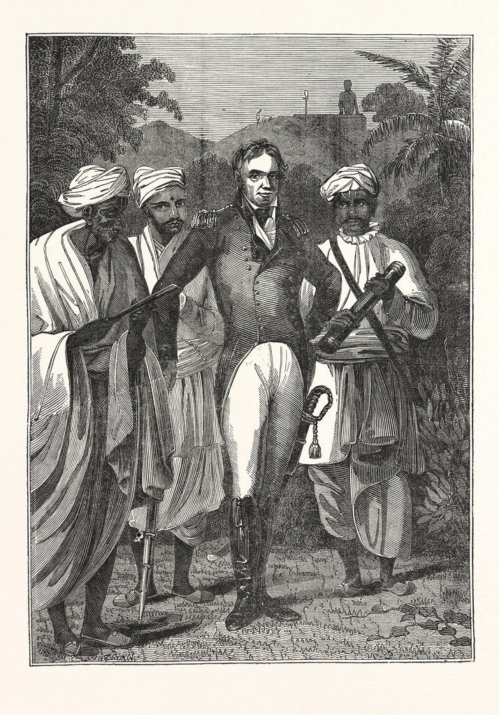 Detail of Colonel Mackenzie and the Brahmins by Anonymous