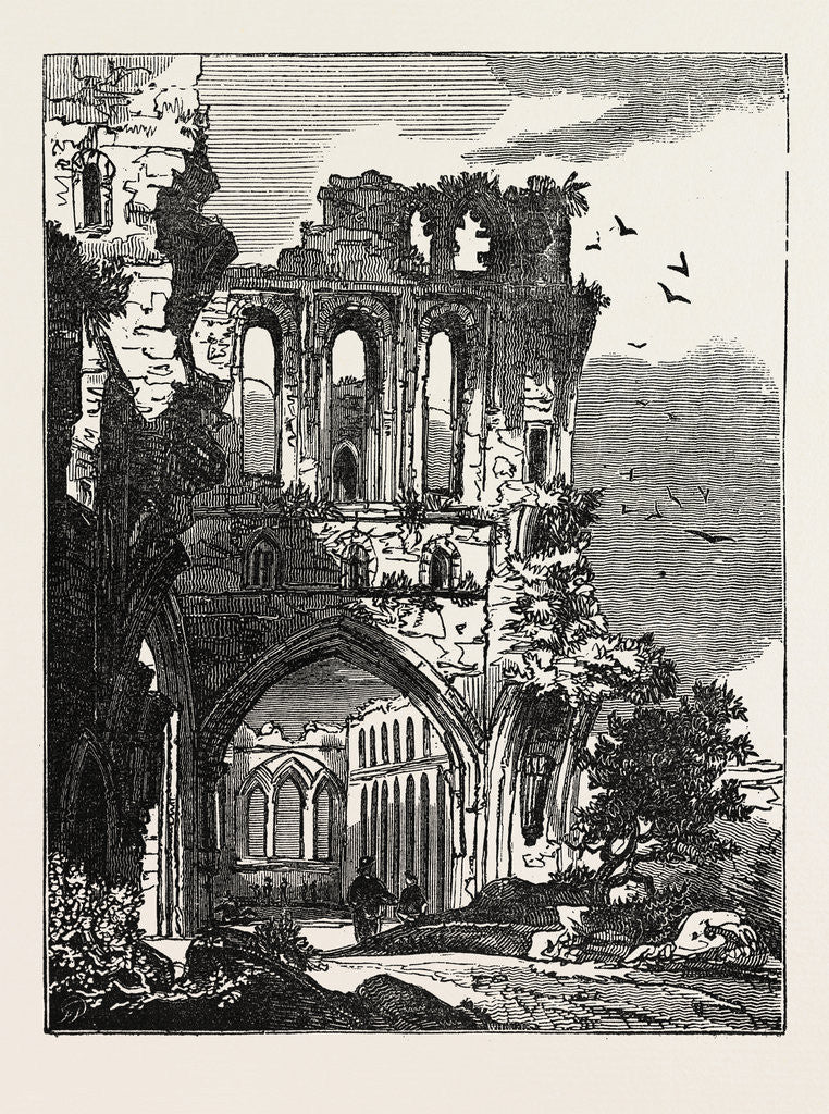 Detail of Ruins of Llanthony Abbey by Anonymous
