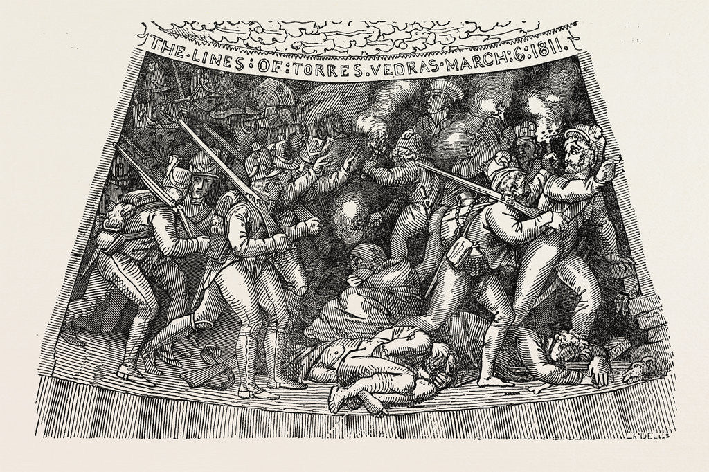 Detail of Fourth Compartment of the Wellington Shield by Anonymous