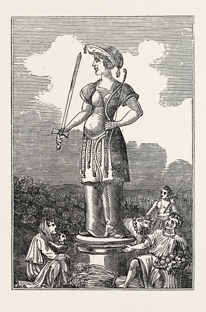 Detail of The Idol Friga by Anonymous