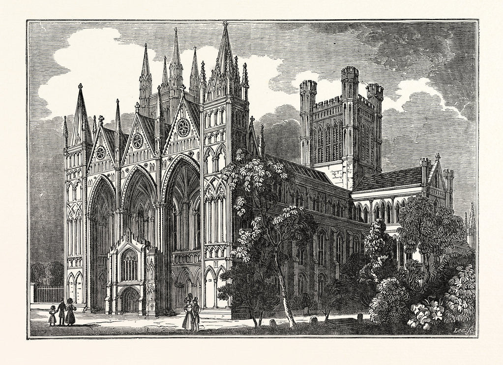 Detail of Peterborough Cathedral by Anonymous