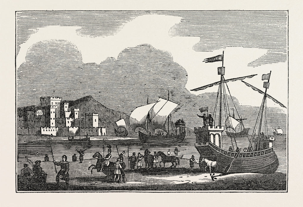 Detail of Shipping of the Reign of Henry III 1269 by Anonymous