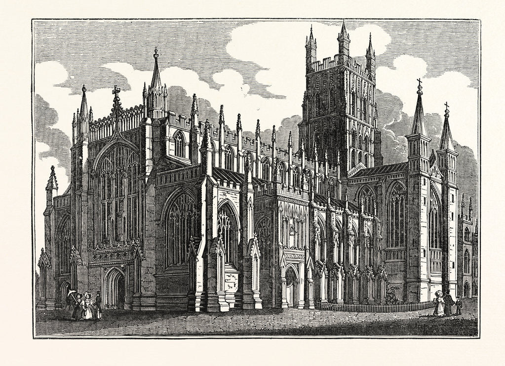 Detail of Gloucester Cathedral by Anonymous