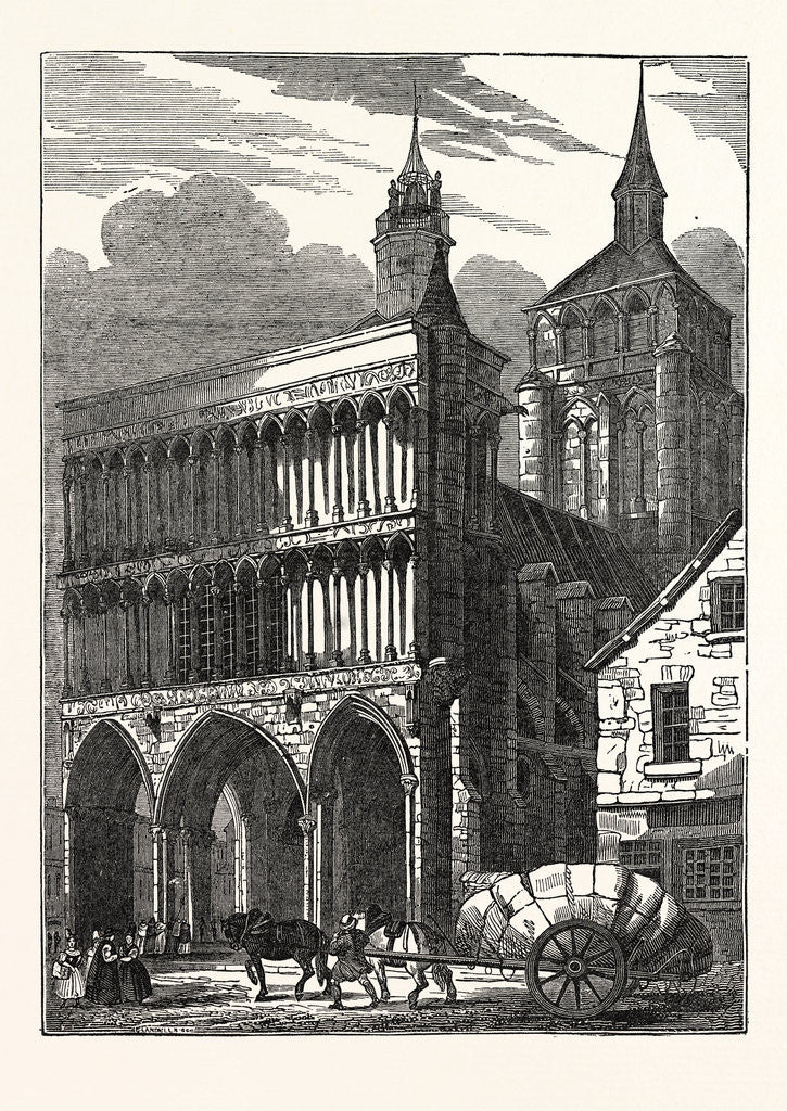 Detail of The Church of Notre Dame at Dijon, France by Anonymous