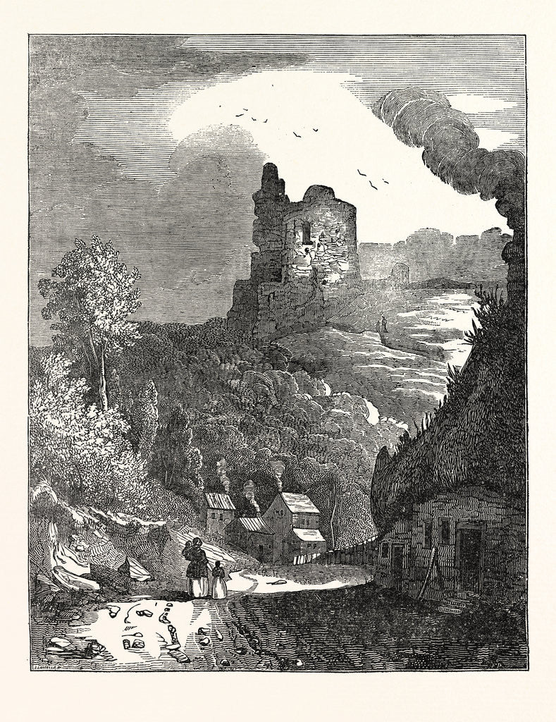 Detail of Knaresborough Castle, Yorkshire by Anonymous